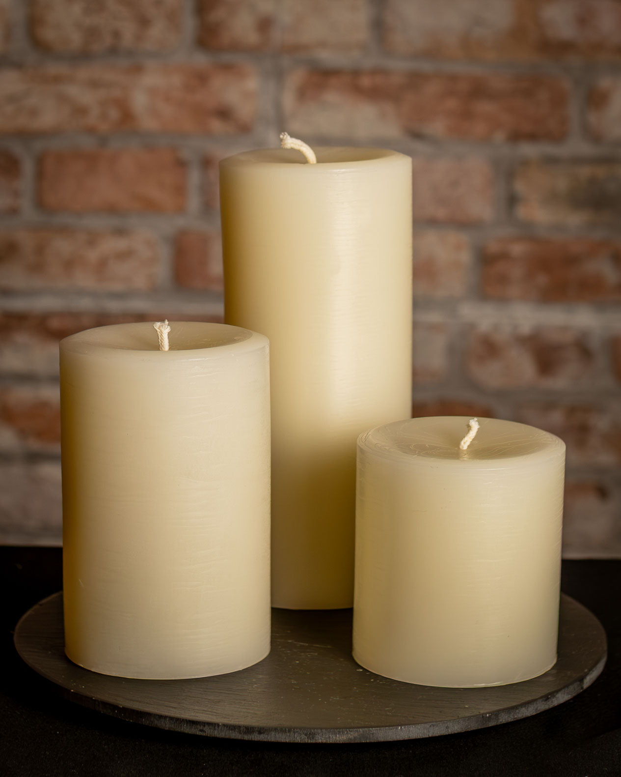 All Day USA Beeswax Pillars 4in. Diameter