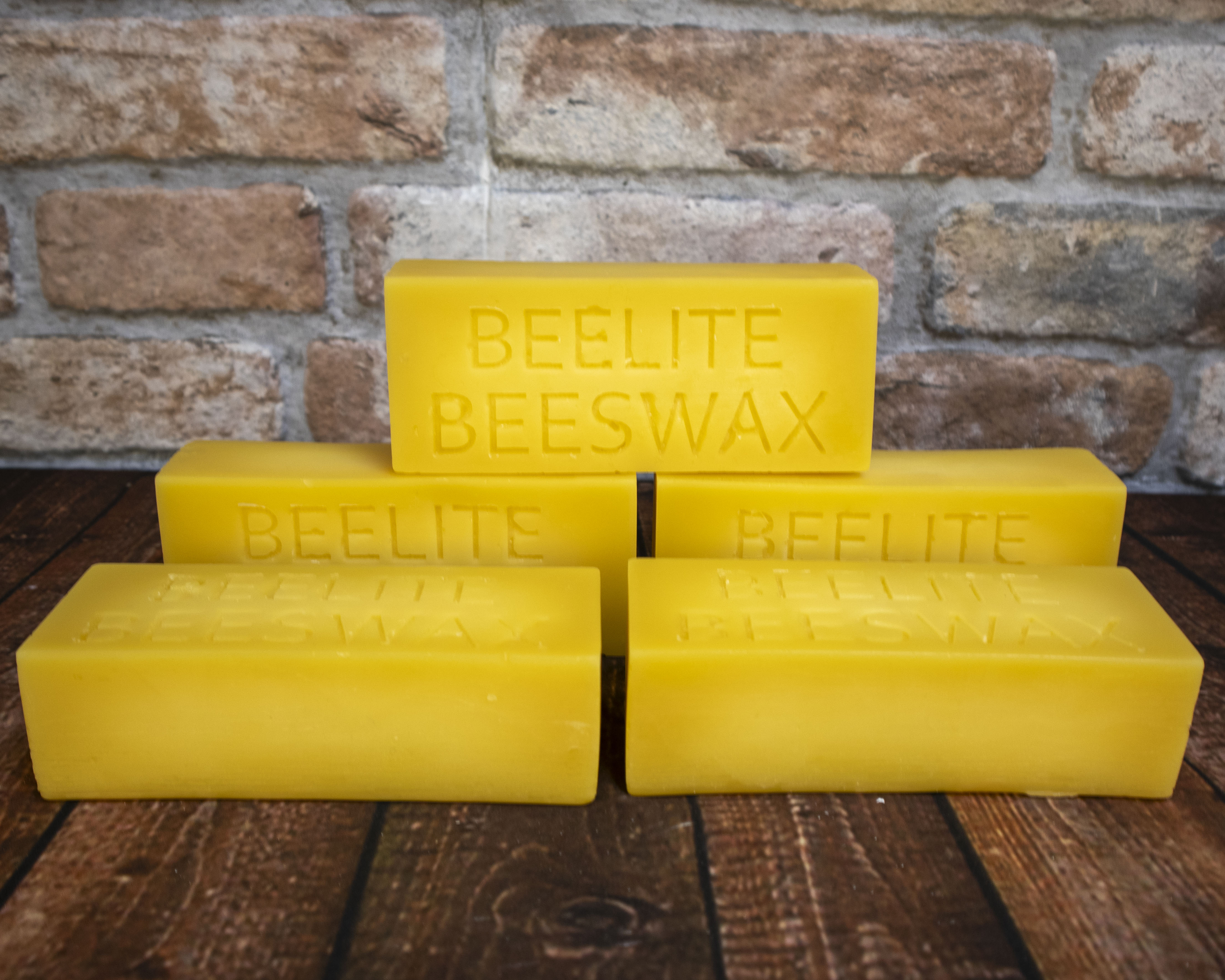 1 - 5lb 100% Pure Beeswax 1lb Block