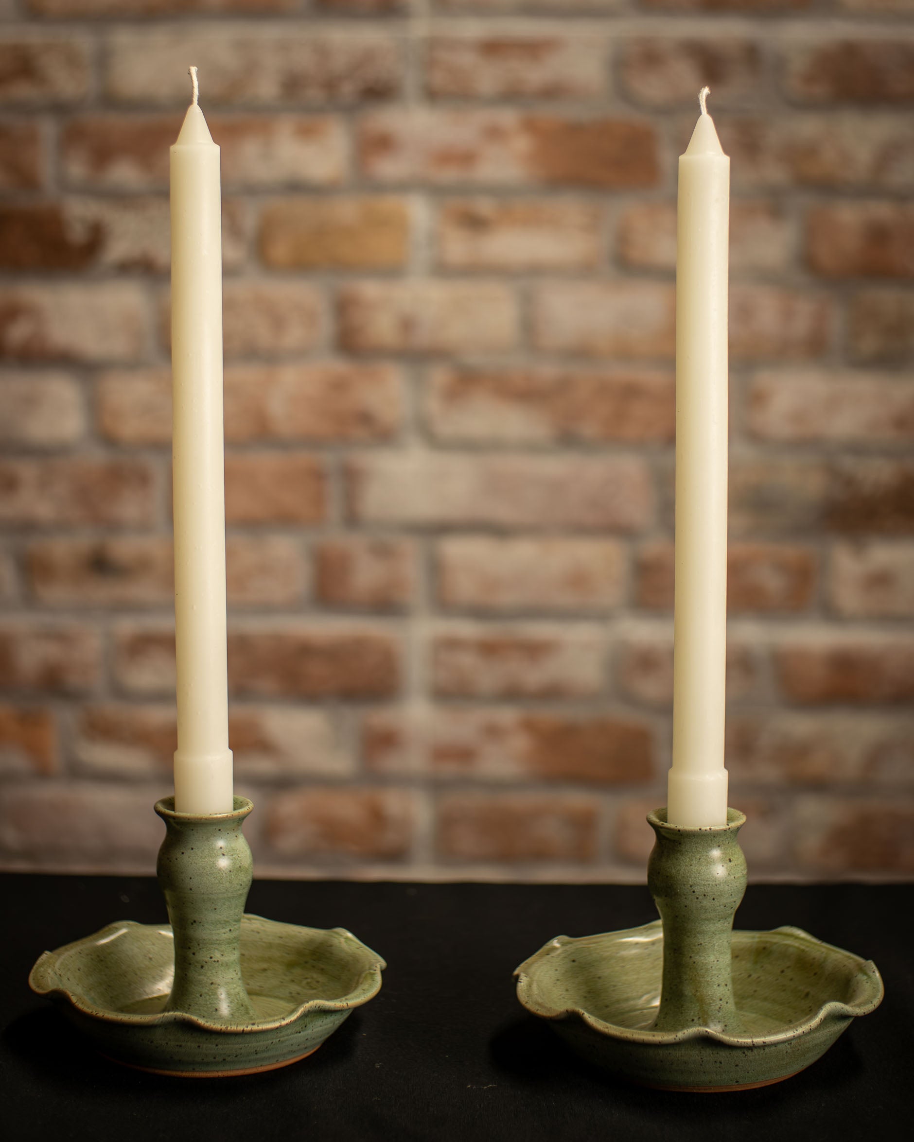 Beeswax Colonial Tapers (Pair)