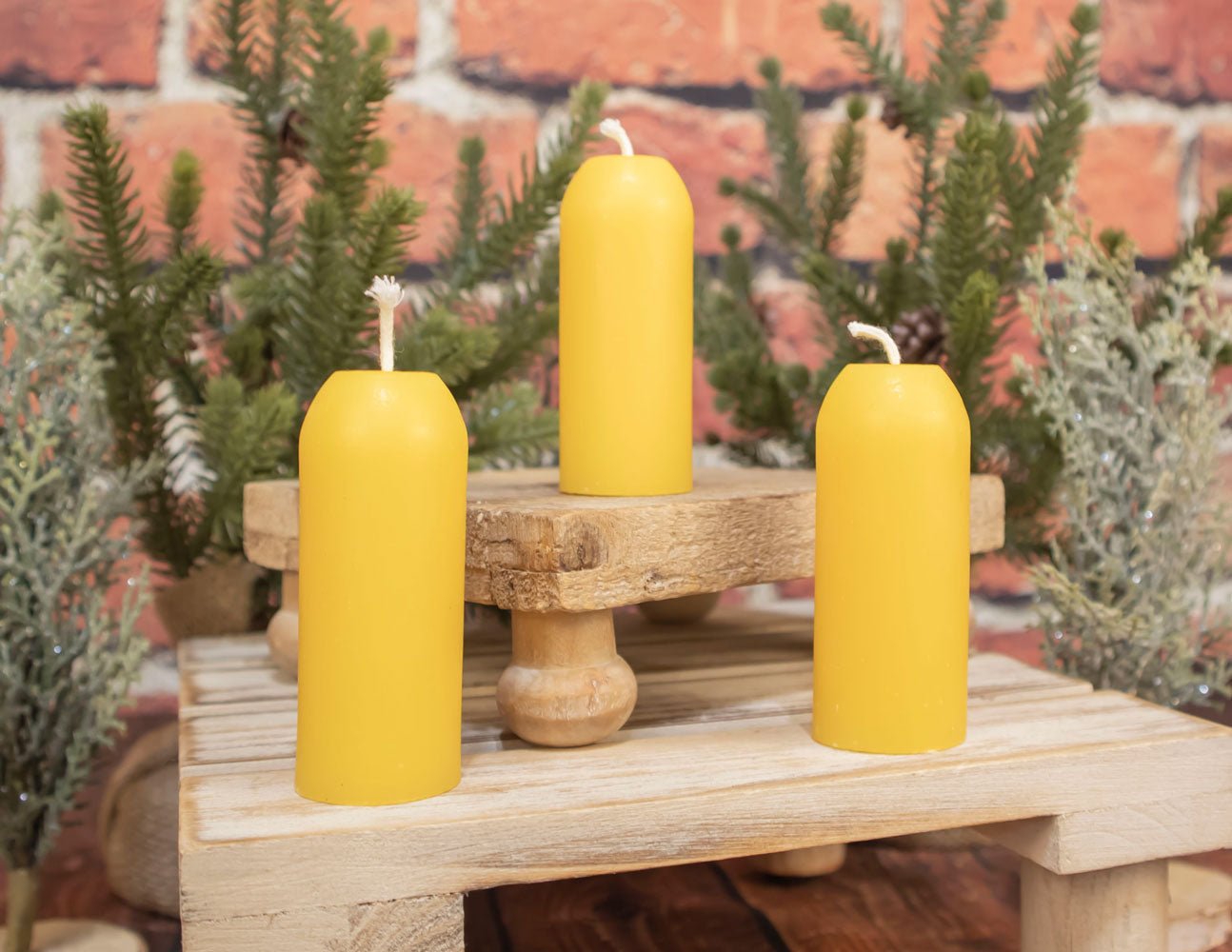 100% Pure Beeswax Lantern Candle refills