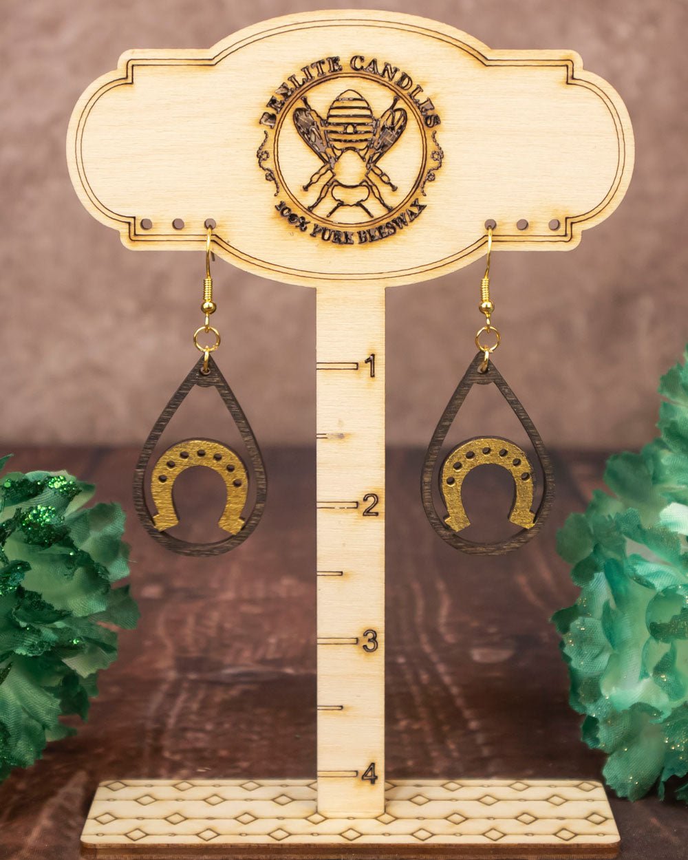 Luck Wooden Earrings