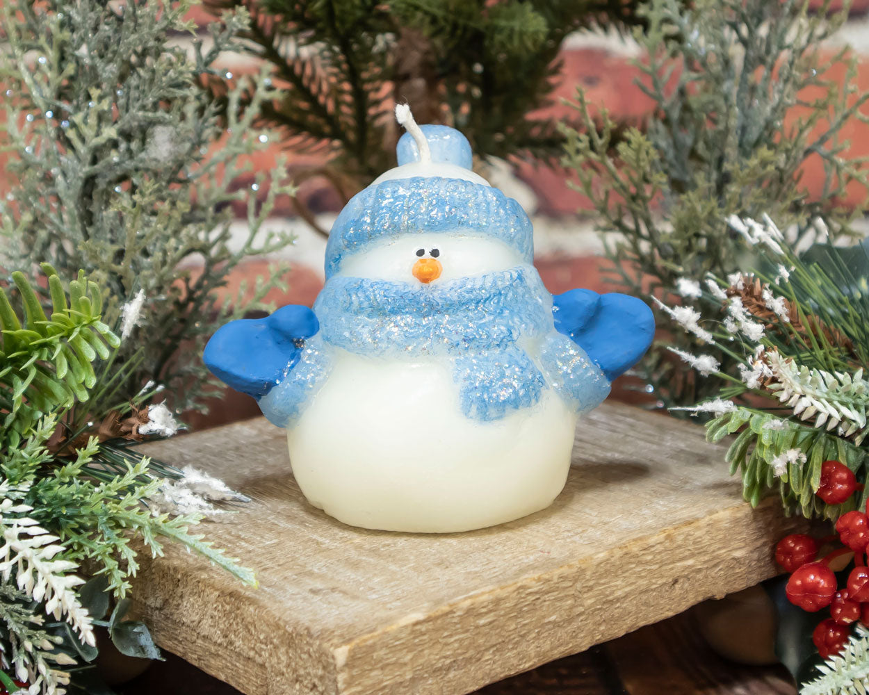 Painted Glitter Snowmen