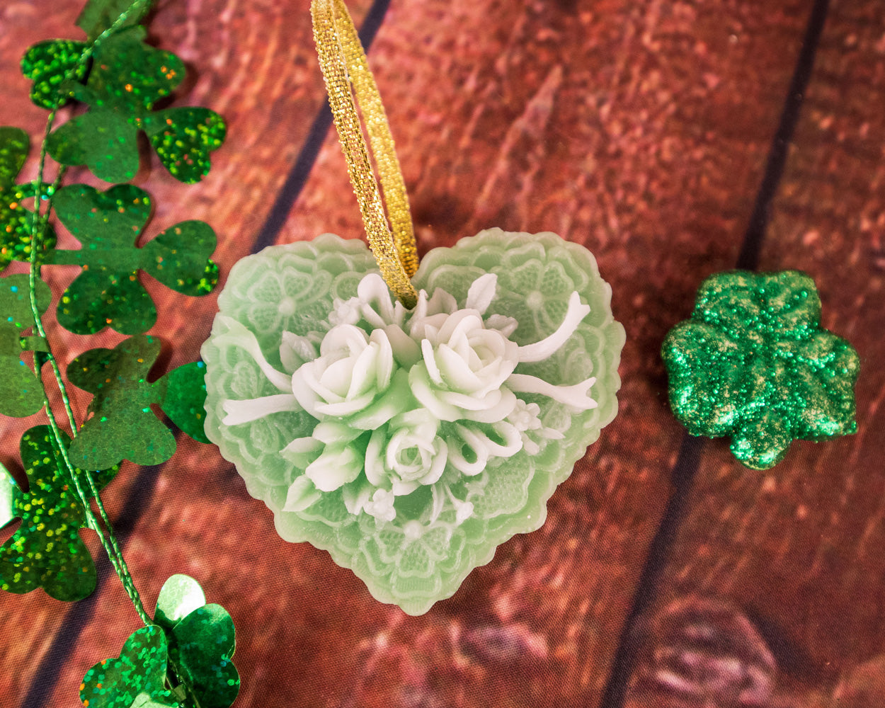 Beeswax Heart Ornament