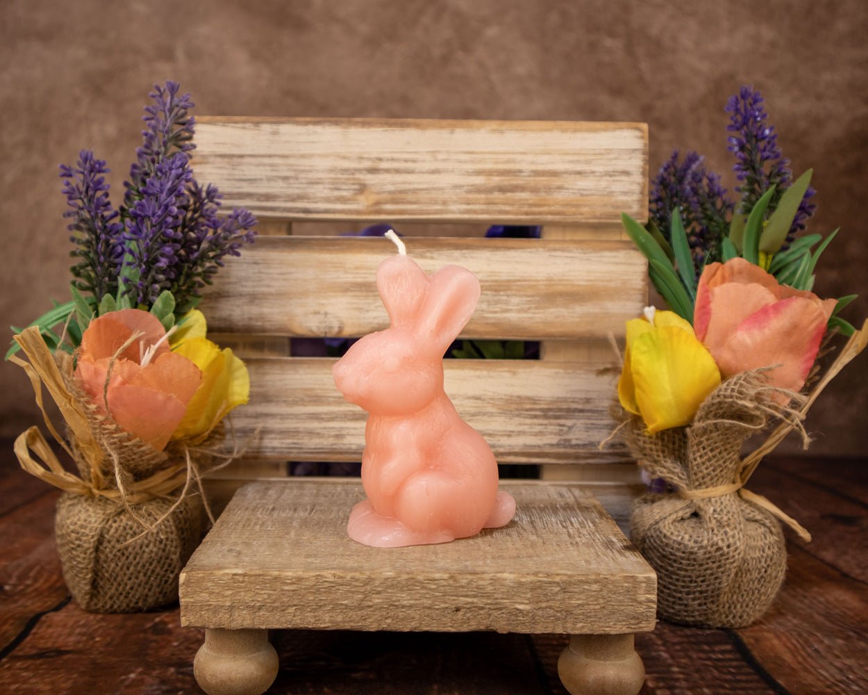Easter Pure Beeswax Bunny Pink