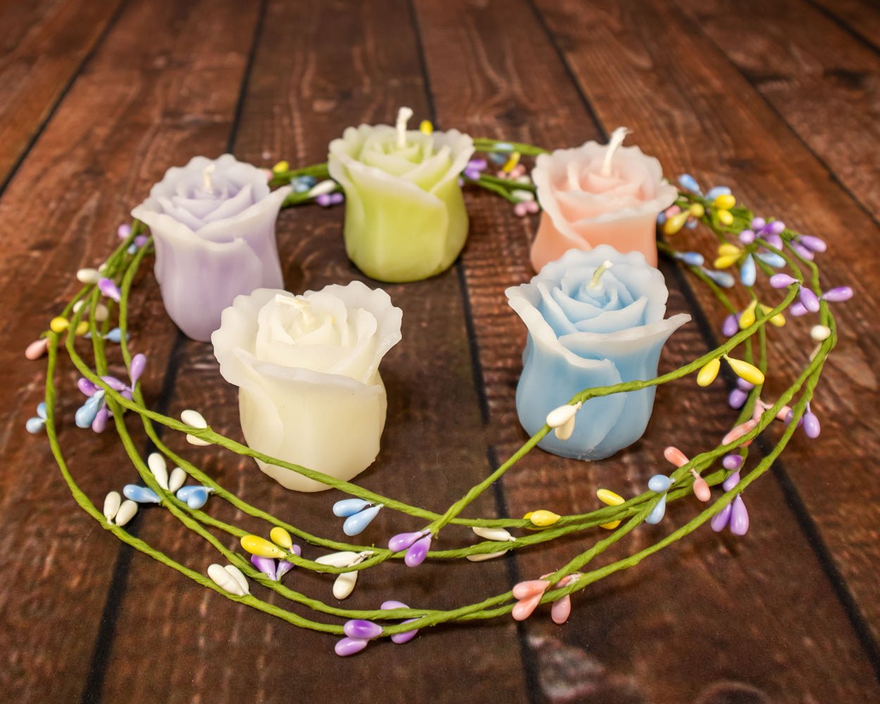 Spring Rose Votives