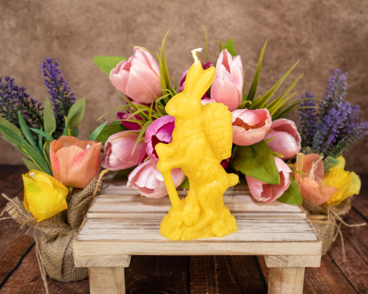 Standing Rabbit Candle