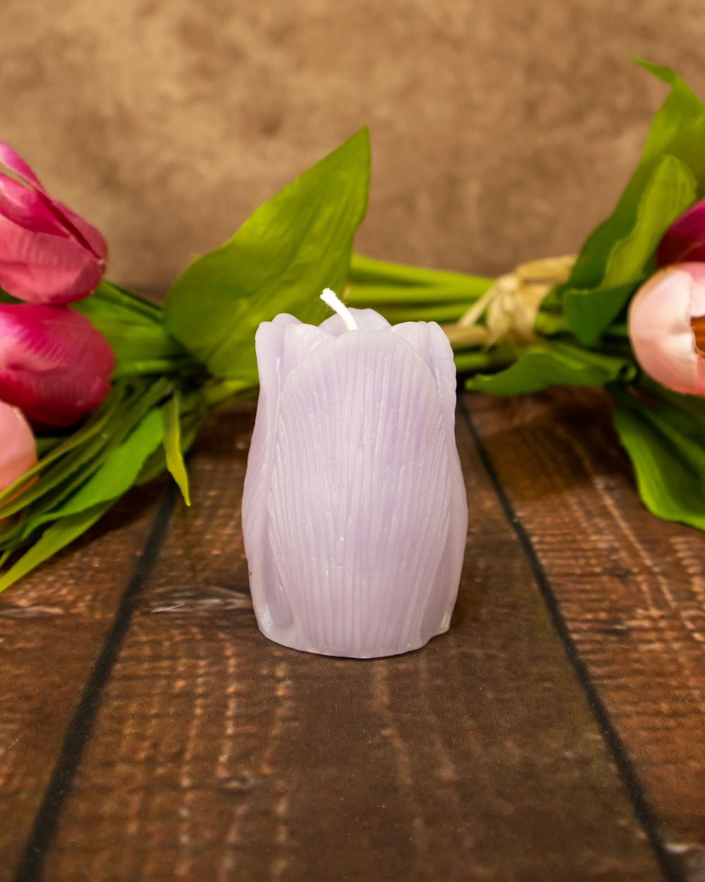 Spring Tulip Beeswax Votive