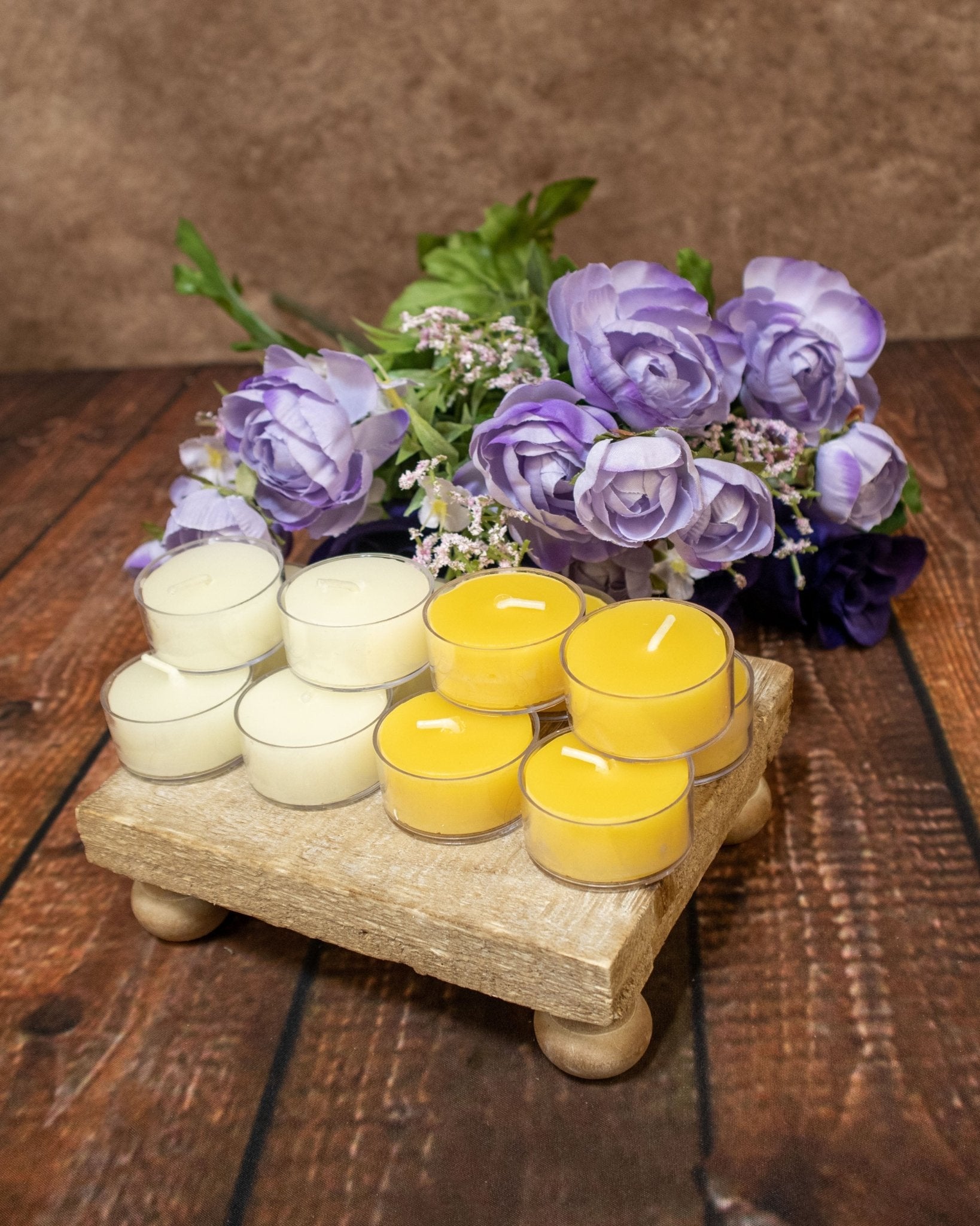 Handmade 100% Pure Beeswax Votives and Tealights - Beelite Candles