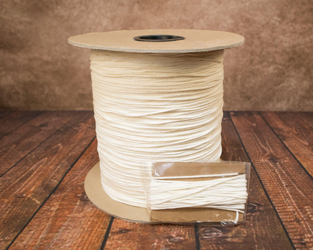 Square Braided Cotton Wick for Beeswax