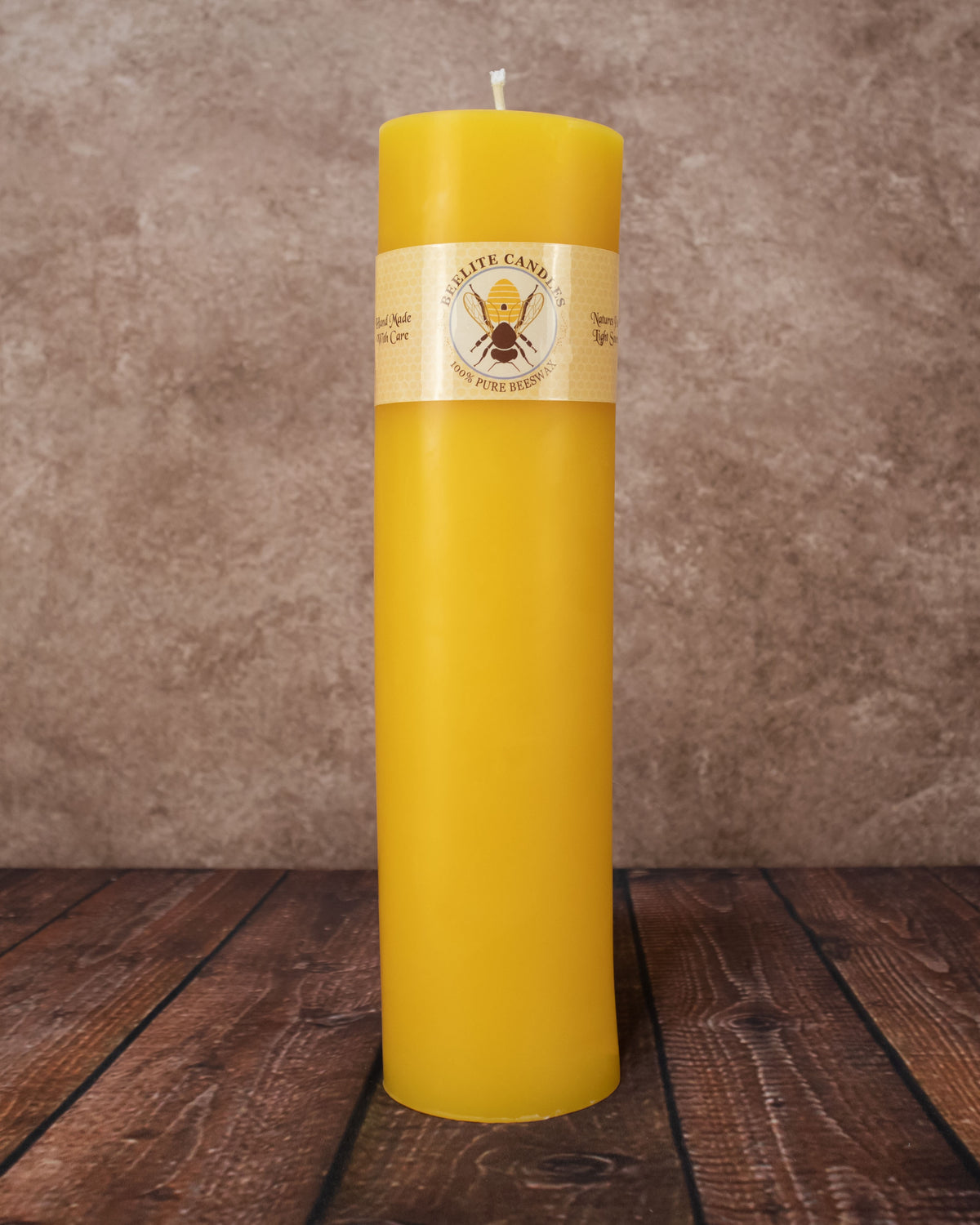 3x23 inch diameter Smooth Pure USA Beeswax Pillar -15% OFF-