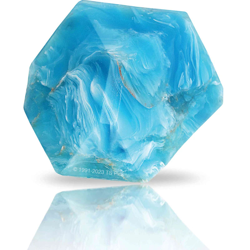 Agate™ (Blue) SoapRocks® • Gemstone Bath Soap • Cool Fresh Surf Scent