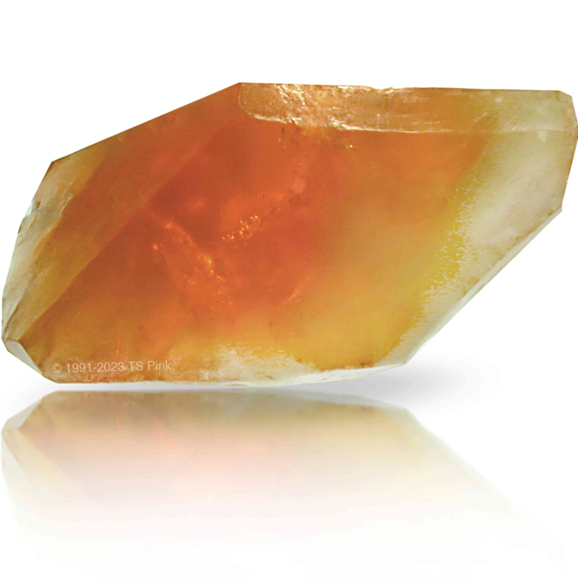 Amber Citrine™ SoapRocks® • Gemstone Bath Soap • Cucumber Citrus Gardenia