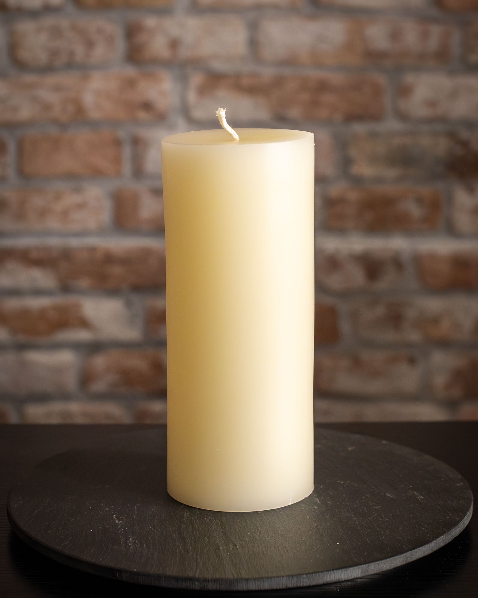 Smooth Beeswax Pillar Candles