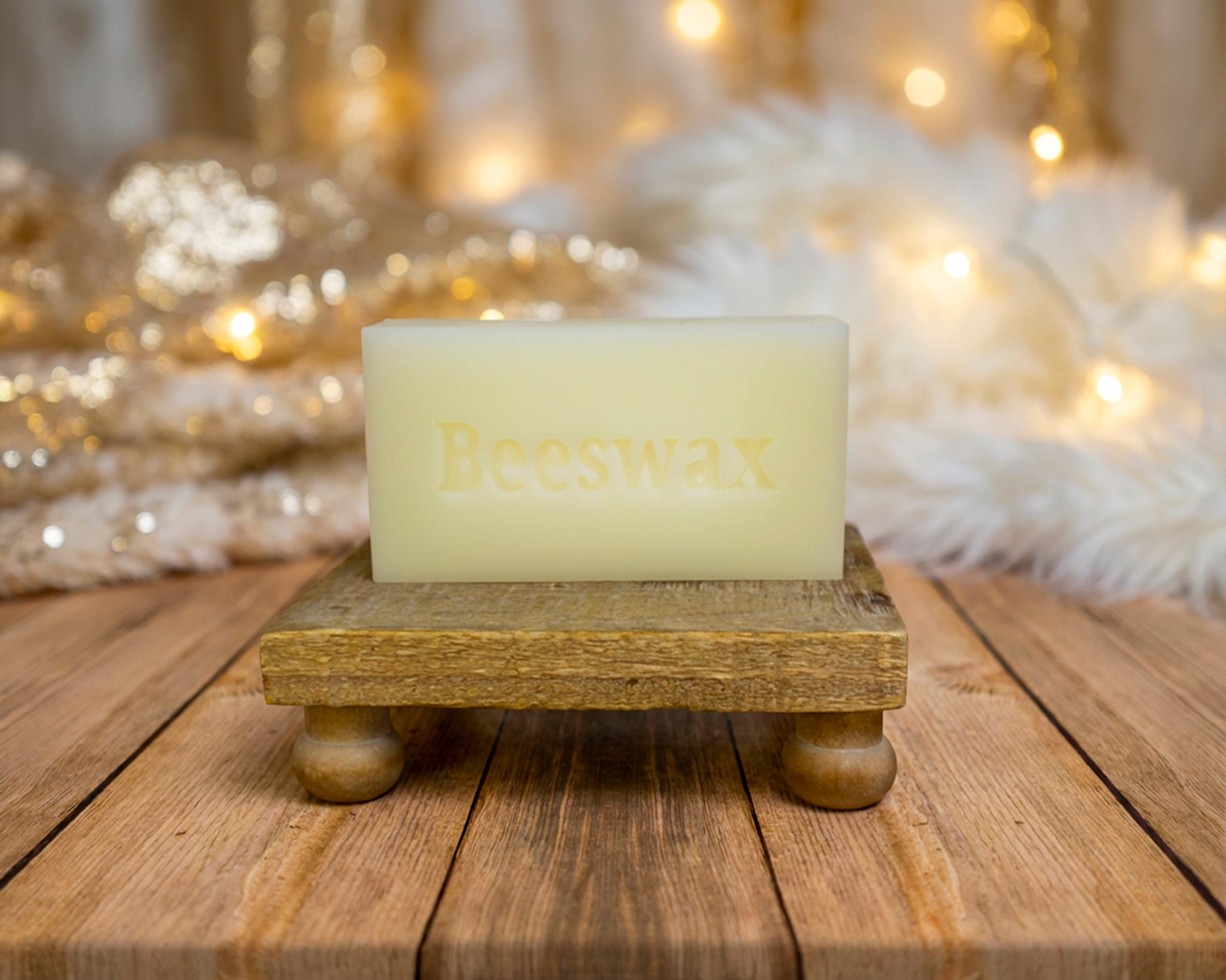 1 - 5lb 100% Pure Beeswax 1lb Block