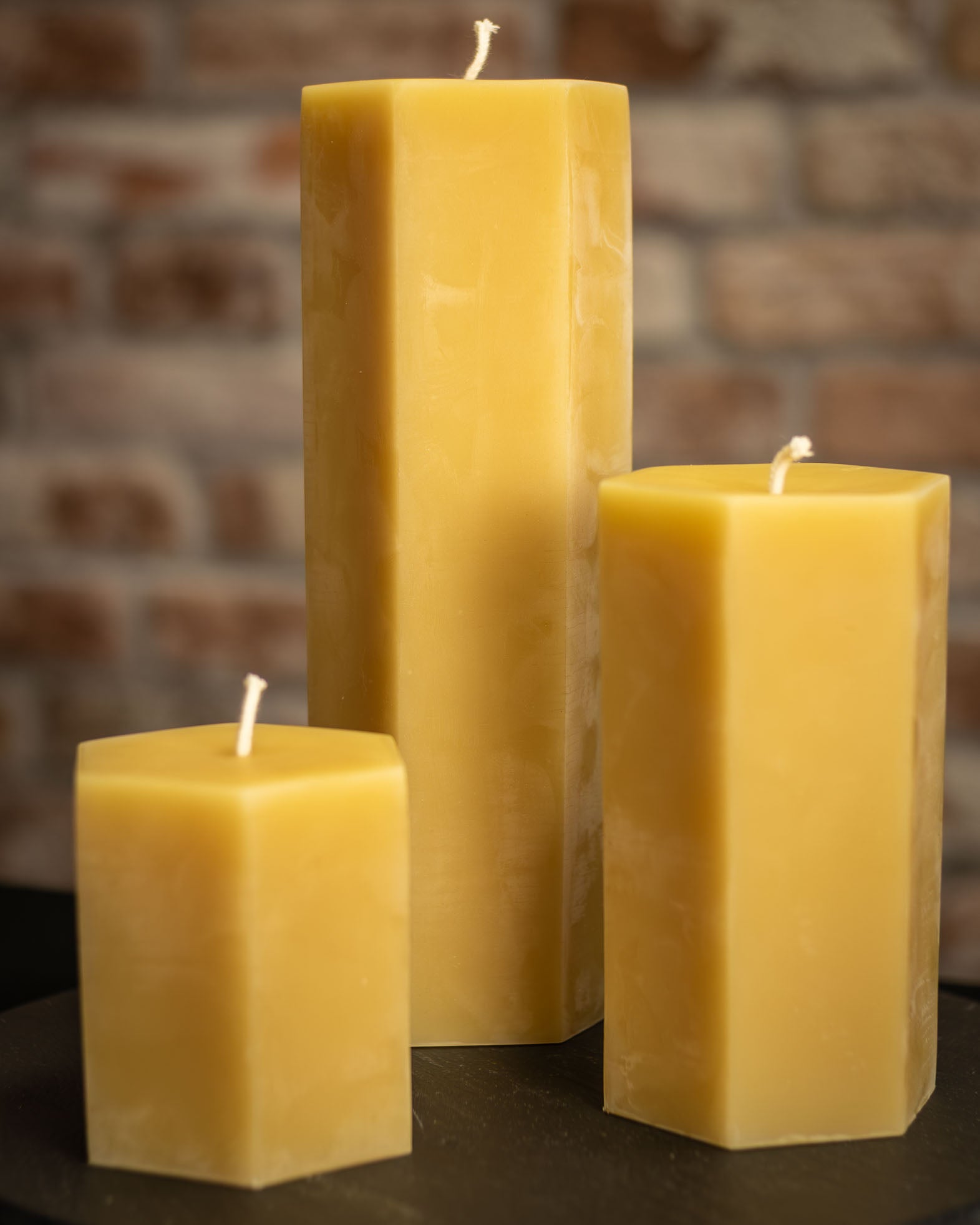 Hexagon Pillar Candles