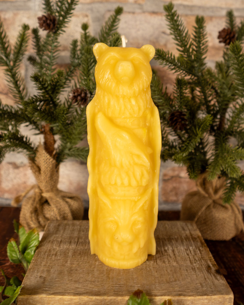 Totem Pole Pillar Candle