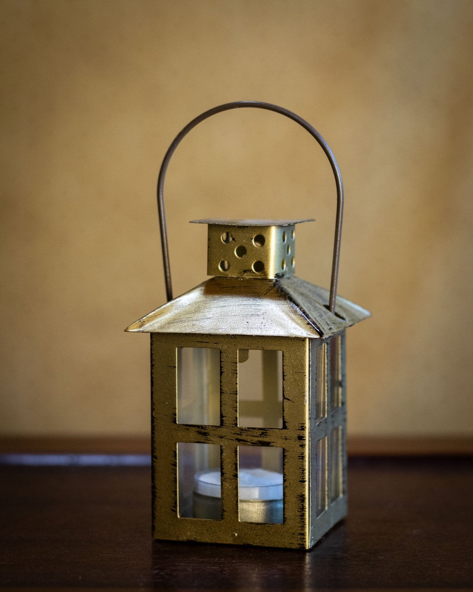 Vintage Tealight Holder Lantern