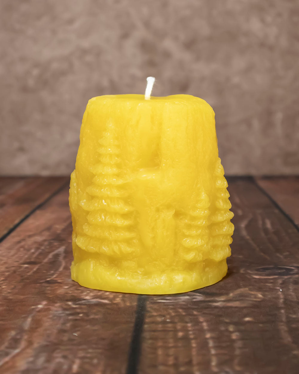 4 inch diameter Smooth Pure USA Beeswax Pillars