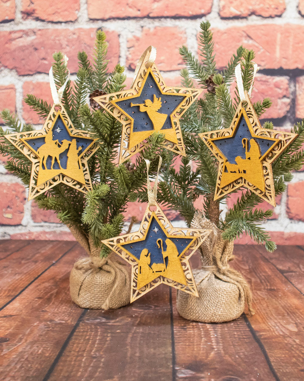 Nativity Ornaments (set of 4)