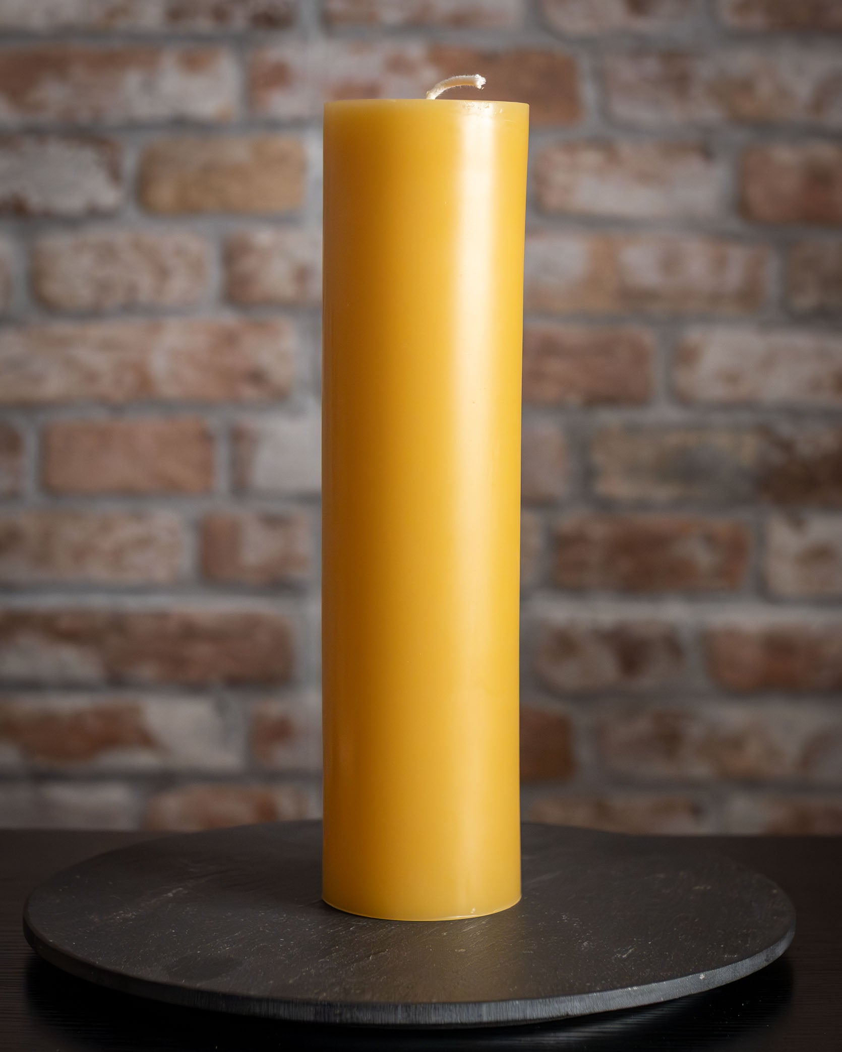 Smooth Beeswax Pillar Candles