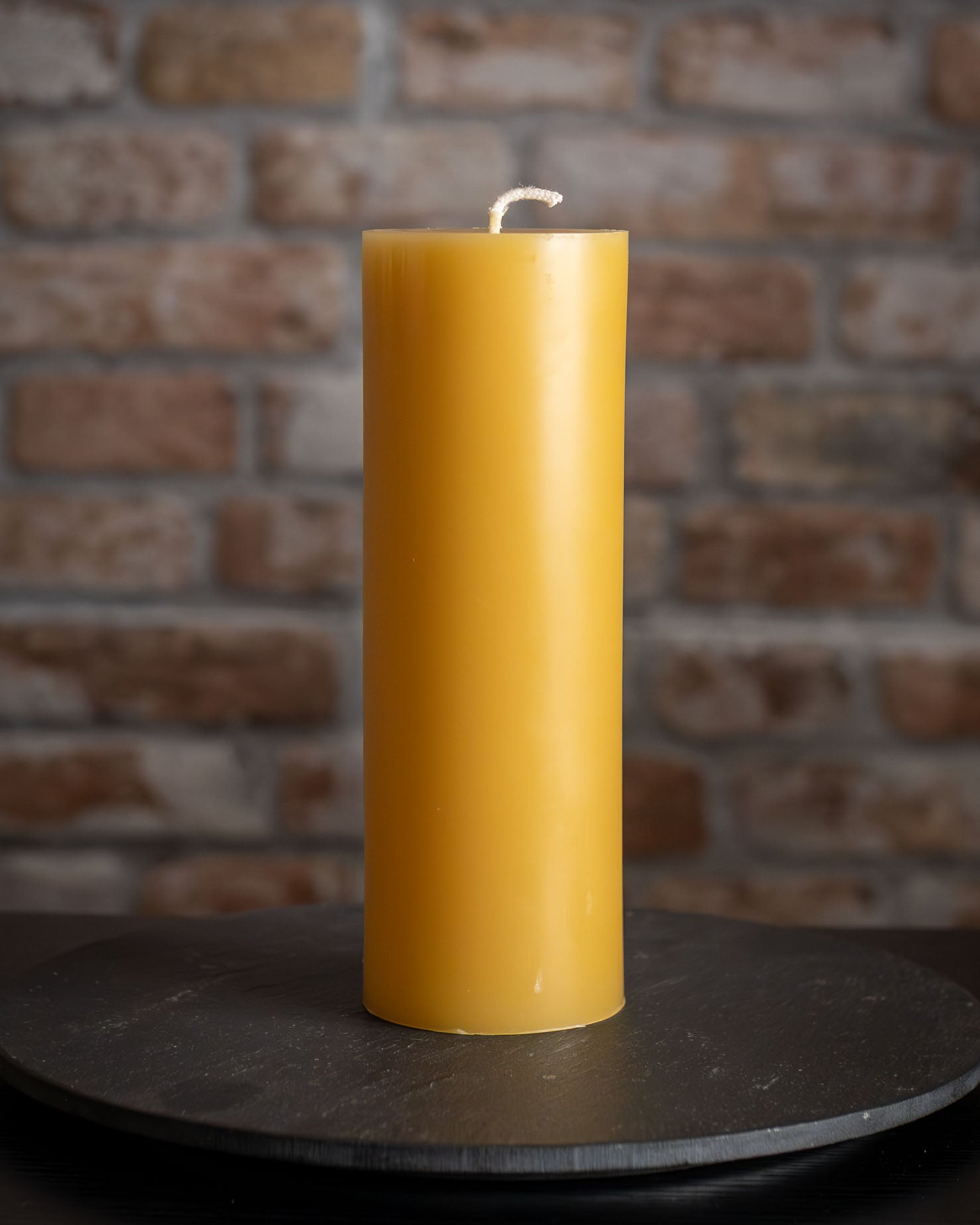 Smooth Beeswax Pillar Candles