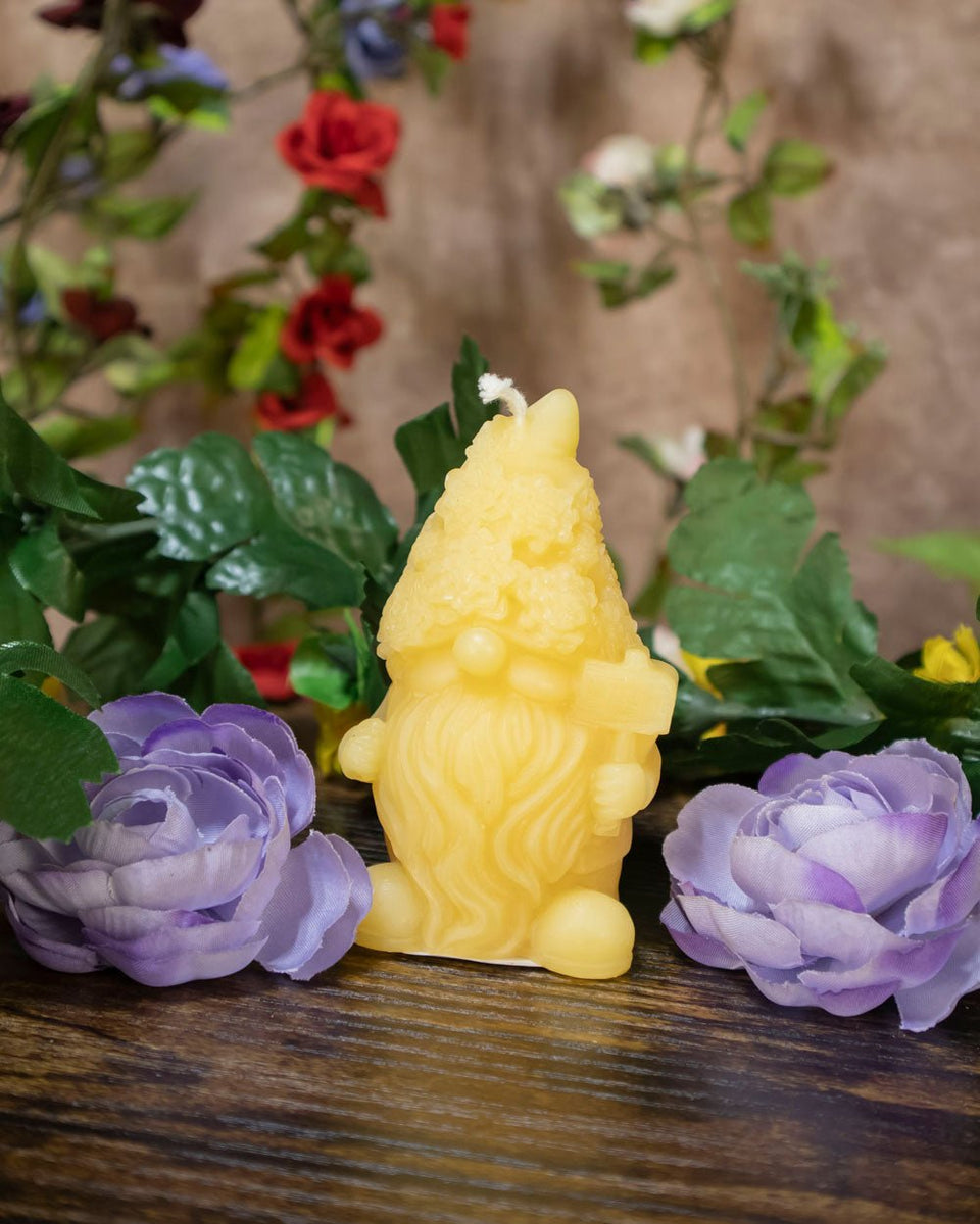 succulent gnomes Succulent Gnome Candle