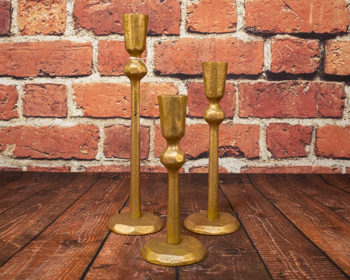 Metal Candlestick Holder Set