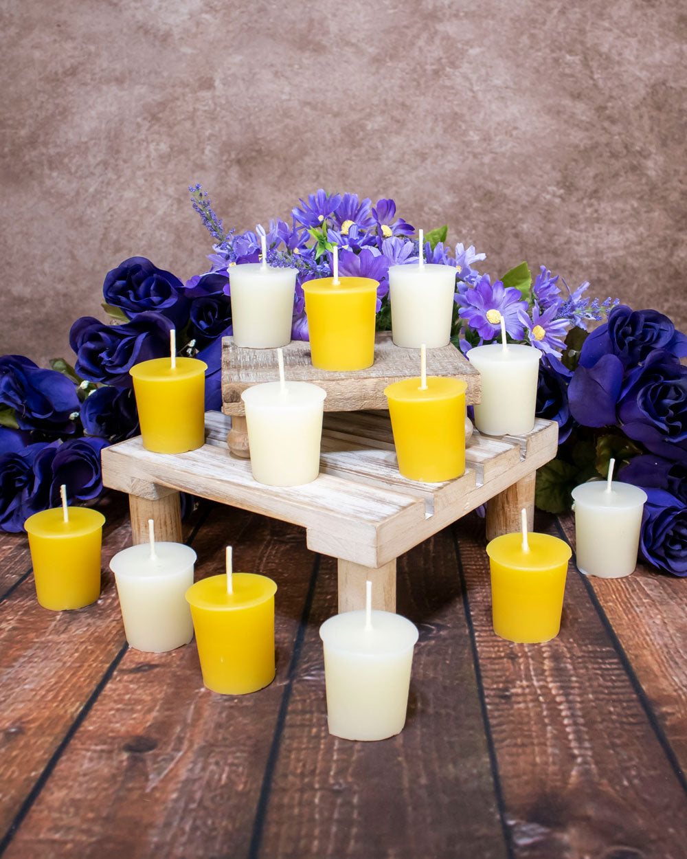 Natural 100% Pure beeswax votives