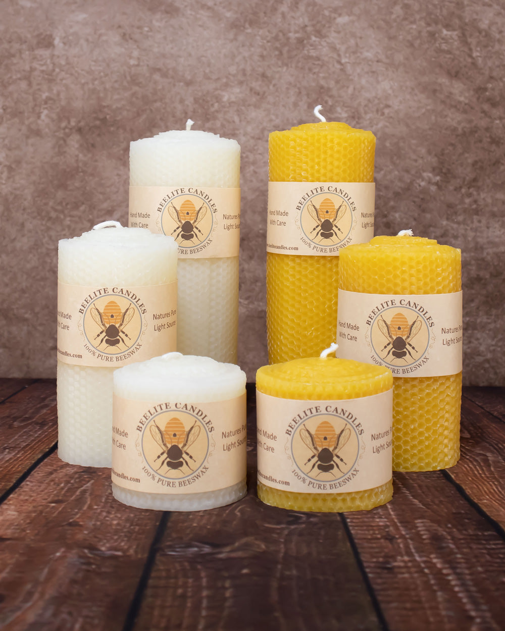 Honeycomb Pillars Candles