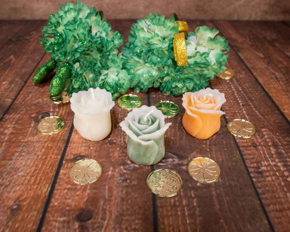 St. Patrick Beeswax Irish Roses