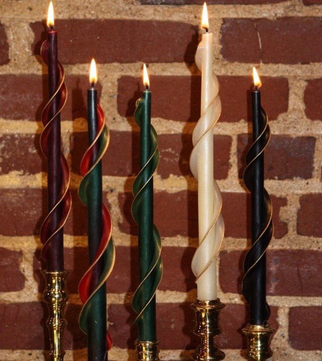 Beeswax Gold-edge Double Spiral