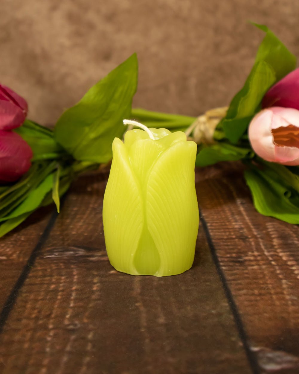 Spring Tulip Beeswax Votive